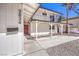 The front entrance of this home features a covered entrance and a 2nd story balcony at 2834 Natalie Ave, Las Vegas, NV 89121