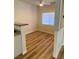 Dining area with ceiling fan and wood floors at 3318 N Decatur Blvd # 1056, Las Vegas, NV 89130