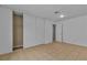 This bedroom offers plenty of closet space and an access door at 3572 Tempe St, Las Vegas, NV 89103