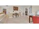 Spacious upstairs hallway featuring multiple doorways, leading to various rooms at 37 Stone Cress Dr, Henderson, NV 89074