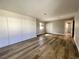 Large bedroom with ample closet space and wood floors at 4485 Greenhill Dr, Las Vegas, NV 89121