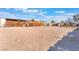 Large backyard features ample space, fencing, and potential at 4970 E Van Buren Ave, Las Vegas, NV 89110