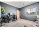Functional home office with a standing desk and modern decor for a productive workspace at 524 Teovani St # 826, Henderson, NV 89052