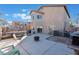 Spacious backyard featuring a large patio, perfect for outdoor entertaining and leisure activities at 6552 Casamar St, North Las Vegas, NV 89086