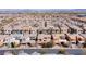 Expansive aerial view of a well-planned community, showcasing uniform architecture and landscaping at 80 Pristine Glen St, Las Vegas, NV 89135