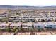 Beautiful neighborhood aerial shot featuring many homes in a well-planned community at 80 Pristine Glen St, Las Vegas, NV 89135