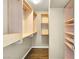 A custom walk-in closet offers ample shelving and storage solutions at 8224 Crystal Star Ct, Las Vegas, NV 89145