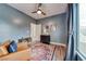 Bedroom with hardwood floors, and modern decor at 1516 Dusty Canyon St, Henderson, NV 89052