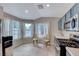 Efficient kitchen with stainless appliances and a breakfast nook bathed in natural light at 1516 Dusty Canyon St, Henderson, NV 89052