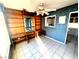 Home office features built in shelving for storage at 2208 E Ogden Ave, Las Vegas, NV 89101
