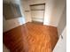 This cozy bedroom offers ample space and storage, including a convenient closet with built-in shelving at 2228 Saint Paul Way, Las Vegas, NV 89104