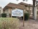 A Paradise Valley Townhomes sign at 5050 S. Eastern Ave at 2425 Paradise Village Way, Las Vegas, NV 89120