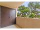 Balcony featuring a tile floor, storage and view at 2451 N Rainbow Blvd # 2067, Las Vegas, NV 89108