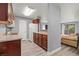This kitchen features warm wood cabinets, stainless steel appliances, and a convenient layout at 2451 N Rainbow Blvd # 2067, Las Vegas, NV 89108