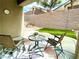 Backyard featuring patio, artificial turf and privacy wall at 2575 Evening Twilight Ave, Henderson, NV 89044