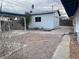 Spacious backyard featuring a detached garage at 3100 Sequoia Ave, Las Vegas, NV 89101
