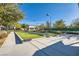 Bocce ball court in the community featuring artificial turf and lighting at 3220 Flinthead Dr, North Las Vegas, NV 89084