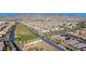 Aerial view of a thoughtfully-planned residential community featuring well-kept streets at 3243 Fountaintree Ave, Henderson, NV 89044
