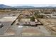 Bird's-eye view of a single-story home set on a large lot at 3450 Oakleaf Ave, Pahrump, NV 89048