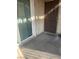 Patio with concrete floor and sliding glass door to the interior at 4454 W Desert Inn Rd # B, Las Vegas, NV 89102