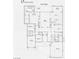 Detailed floor plan showcasing the layout of the first floor with labeled rooms and dimensions at 5 Clear Crossing Trl, Henderson, NV 89052