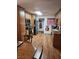 Functional kitchen with wooden cabinets, stainless steel appliances, and hardwood flooring at 6429 Hill View Ave, Las Vegas, NV 89107