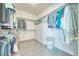Well-organized walk-in closet with ample hanging space and storage solutions at 660 Indian Rd, Pahrump, NV 89048