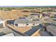 An aerial view of the home showcasing the roof and surrounding landscape at 9570 Verde Way, Las Vegas, NV 89149