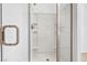Bright bathroom with a glass door shower at 9570 Verde Way, Las Vegas, NV 89149