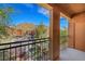 Balcony view of the community showcases nearby mountains at 10120 Cedar Key Ave # 201, Las Vegas, NV 89129