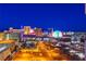 Breathtaking night view of the Las Vegas strip with vibrant lights and iconic landmarks at 125 E Harmon Ave # 2801&2803, Las Vegas, NV 89109