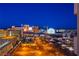 Vibrant city skyline view at night showcasing iconic landmarks and glittering lights at 125 E Harmon Ave # 2801&2803, Las Vegas, NV 89109
