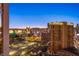 Stunning night skyline view from a high-rise balcony showcasing the glittering city lights at 125 E Harmon Ave # 2801&2803, Las Vegas, NV 89109