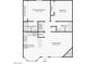 Layout showing primary bedroom, kitchen, Gathering room, laundry, and bathroom at 1341 Cinder Rock Dr # 101, Las Vegas, NV 89128
