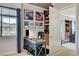 Bedroom featuring workstation and built-in bookshelves at 15 Via Mantova # 308, Henderson, NV 89011