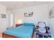 A well-lit bedroom with a massage chair and white walls and bright light at 2339 Prometheus Ct, Henderson, NV 89074