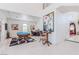 Spacious game room with a billiards table, artwork, and seating, offering a relaxed entertainment space at 2339 Prometheus Ct, Henderson, NV 89074