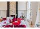 The living room showcases a decorative fireplace, elegant decor, and large windows providing ample natural light at 2339 Prometheus Ct, Henderson, NV 89074
