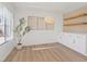 Bright dining room featuring modern decor, ample natural light, and stylish storage, perfect for gatherings at 2547 Wolverton Ave, Henderson, NV 89074