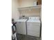 Laundry room featuring a white washer and dryer at 2967 Juniper Hills Blvd # 104, Las Vegas, NV 89142