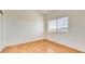 Bedroom with vinyl flooring and a window that provides natural light at 3673 Ian Thomas St # 201, Las Vegas, NV 89129