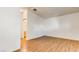 Bedroom featuring wood floors and an ensuite bathroom at 3673 Ian Thomas St # 201, Las Vegas, NV 89129