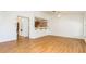 Spacious living room featuring wood floors, high ceilings, with ample natural light at 3673 Ian Thomas St # 201, Las Vegas, NV 89129