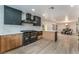 Modern kitchen with sleek cabinets, stainless steel appliances, and spacious countertops at 401 Lacy Ln, Las Vegas, NV 89107