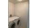 Bright laundry room with a side-by-side washer and dryer at 405 Center Green Dr, Las Vegas, NV 89148