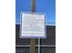 Informative sign displaying the rules and regulations for the tennis court at 405 Center Green Dr, Las Vegas, NV 89148