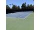 Well-maintained tennis court with nets offers a great space for tennis enthusiasts to practice and play at 405 Center Green Dr, Las Vegas, NV 89148