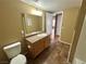 Bathroom features a single sink vanity and tiled floors at 45 Maleena Mesa St # 1921, Henderson, NV 89074
