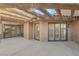 Covered patio area with fireplace creates an inviting outdoor living space at 7368 Mission Hills Dr, Las Vegas, NV 89113