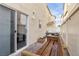 Backyard with bench seating and outdoor string lights, and a view of a cozy patio at 8932 Jaquita Ave, Las Vegas, NV 89149